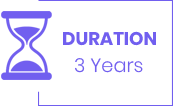 Duration - 3 Years